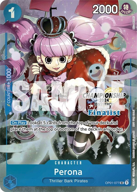 Perona (Championship 2024 Finalist Card Set) - One Piece Card Game card