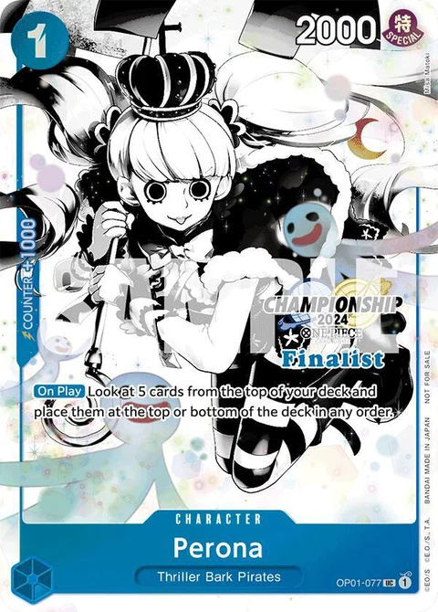 Perona (Championship 2024 Finalist Card Set Vol. 2) - One Piece Card Game card