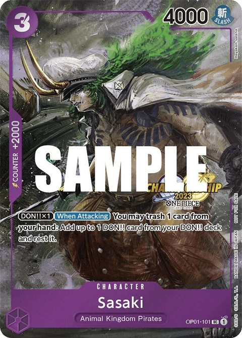 Sasaki (CS 2023 Event Pack) - One Piece Card Game card