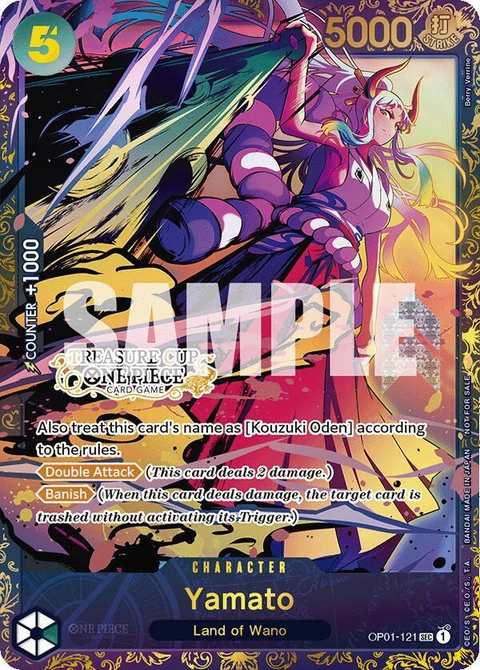 Yamato (Treasure Cup) - One Piece Card Game card
