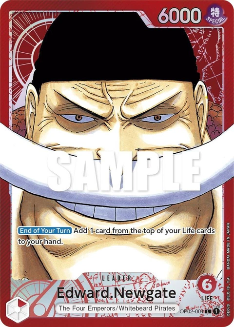 Edward.Newgate (Alternate Art) - One Piece Card Game card