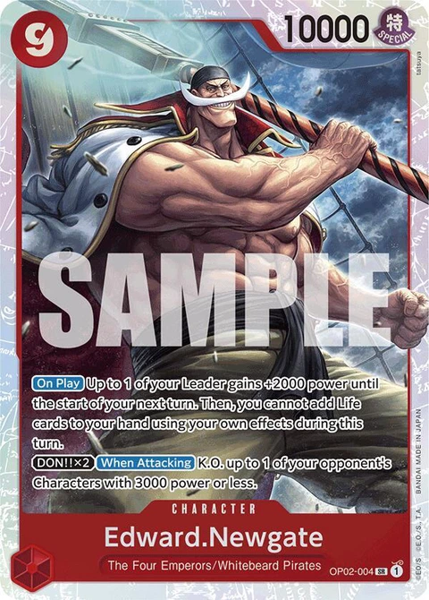 Edward.Newgate (Reprint) - One Piece Card Game card