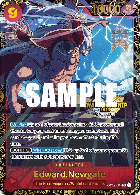 Edward.Newgate (Championship 2023) - One Piece Card Game card