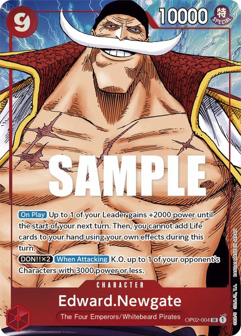 Edward.Newgate (Alternate Art) - One Piece Card Game card
