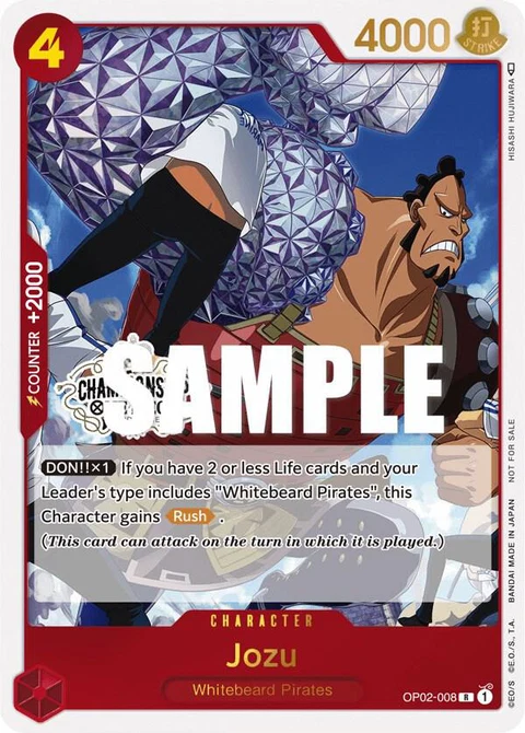 Jozu (Store Championship Participation Pack Vol. 2) - One Piece Card Game card