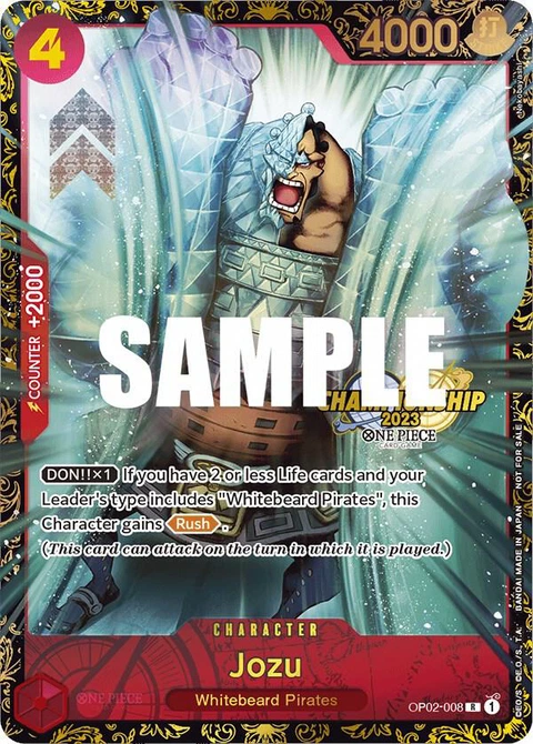 Jozu (Championship 2023) - One Piece Card Game card