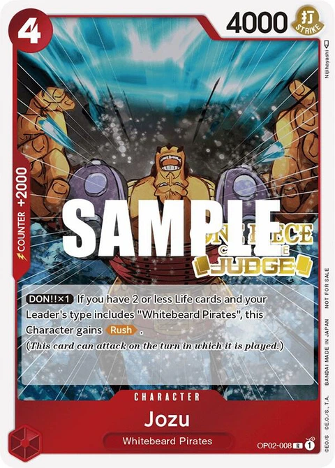 Jozu (Judge) - One Piece Card Game card