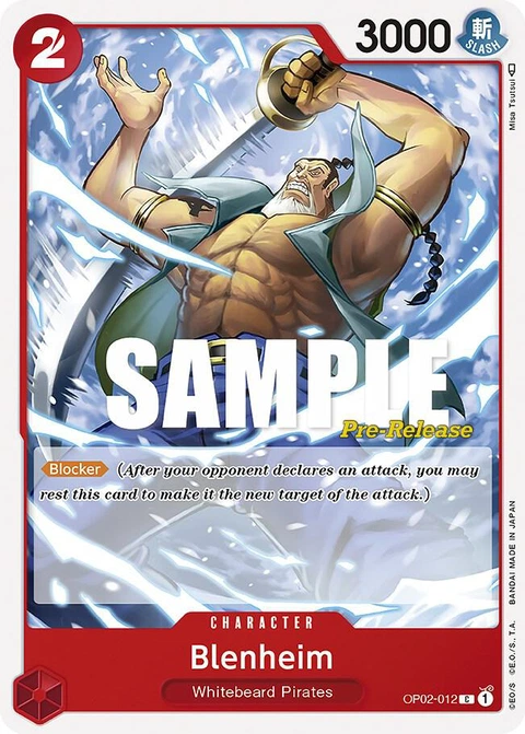 Blenheim - One Piece Card Game card