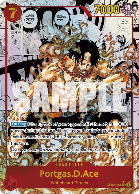 Portgas.D.Ace (Manga) - One Piece Card Game card