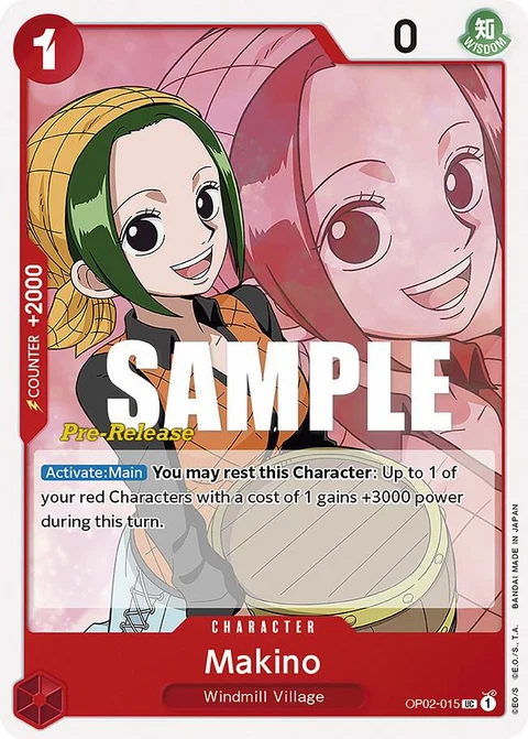 Makino - One Piece Card Game card