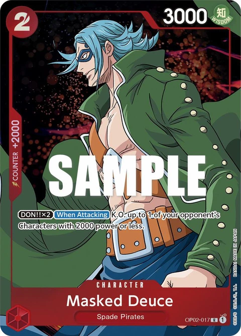 Masked Deuce (Alternate Art) - One Piece Card Game card