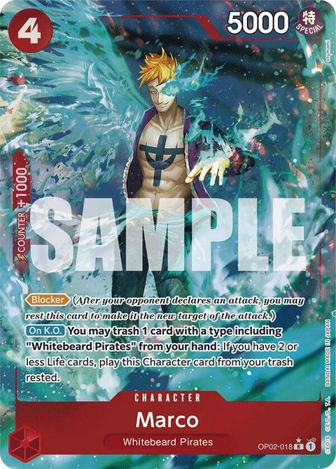 Marco (Full Art) - One Piece Card Game card