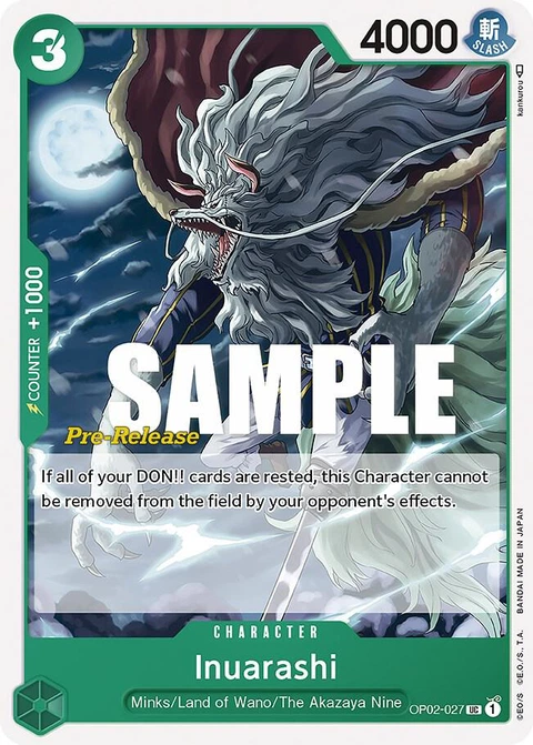 Inuarashi - One Piece Card Game card