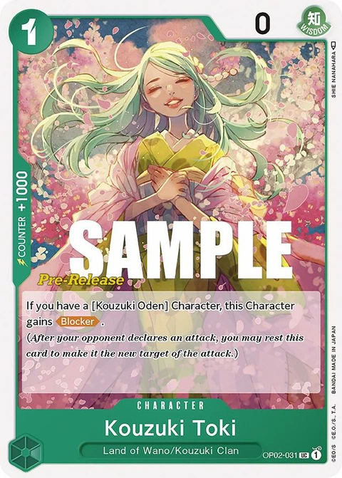 Kouzuki Toki - One Piece Card Game card