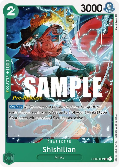 Shishilian - One Piece Card Game card