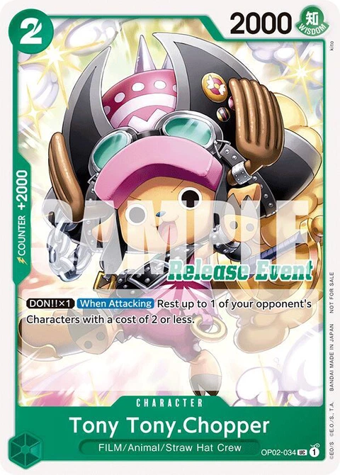 Tony Tony.Chopper (ST15 - ST20 Release Event Pack) - One Piece Card Game card