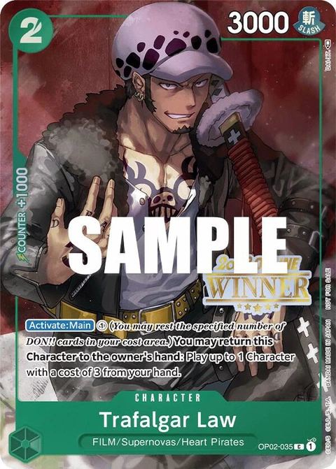 Trafalgar Law (Online Regional 2023) - One Piece Card Game card