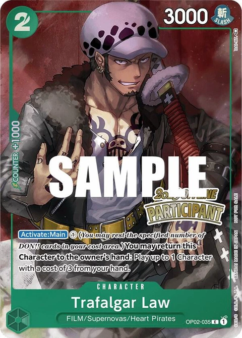 Trafalgar Law (Offline Regional 2023) - One Piece Card Game card
