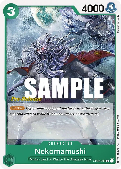 Nekomamushi - One Piece Card Game card