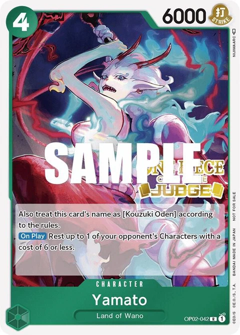Yamato (Judge) - One Piece Card Game card