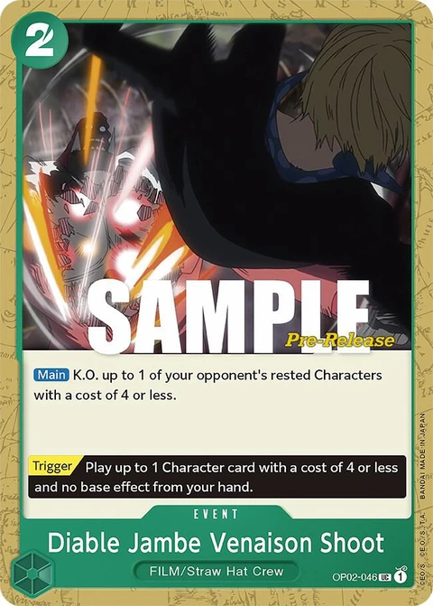 Diable Jambe Venaison Shoot - One Piece Card Game card