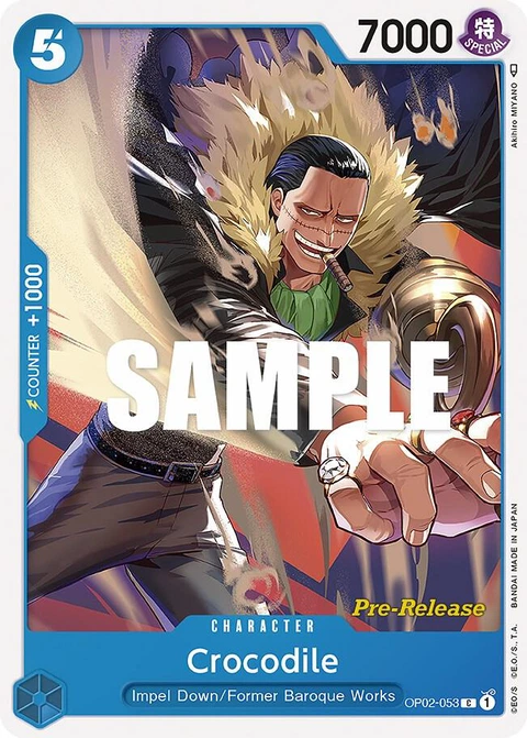 Crocodile - One Piece Card Game card
