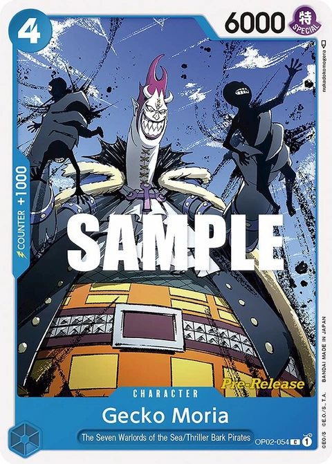 Gecko Moria - One Piece Card Game card