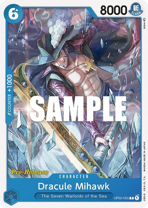 Dracule Mihawk - One Piece Card Game card
