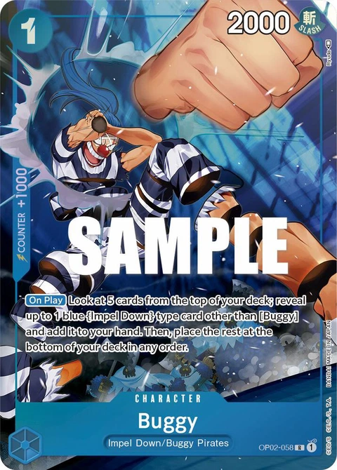 Buggy (Alternate Art) - One Piece Card Game card