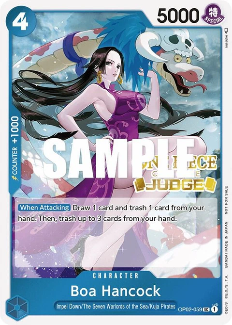 Boa Hancock (Judge) - One Piece Card Game card