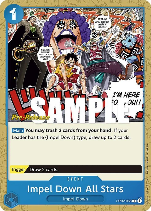 Impel Down All Stars - One Piece Card Game card