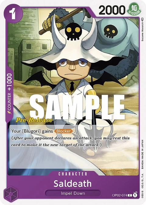 Saldeath - One Piece Card Game card