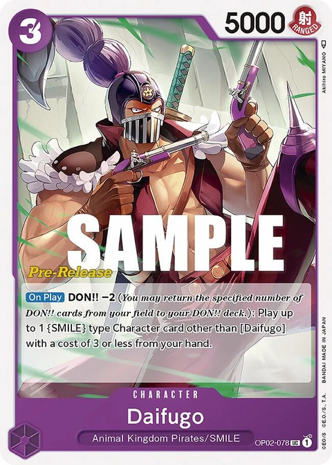 Daifugo - One Piece Card Game card