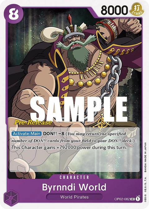 Byrnndi World - One Piece Card Game card