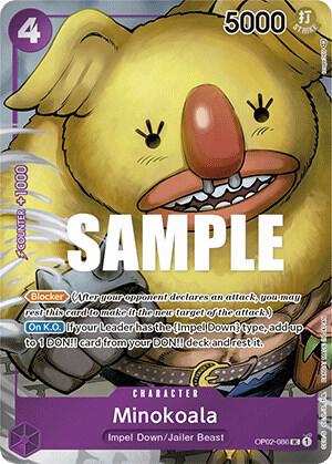 Minokoala (Box Topper) - One Piece Card Game card