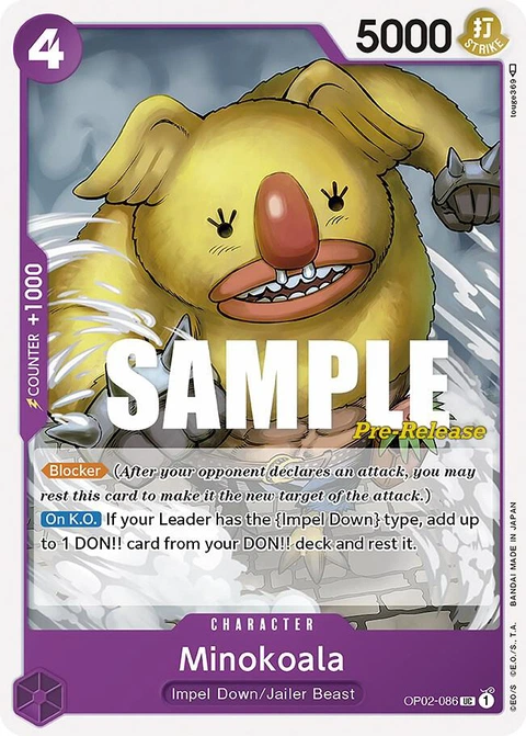 Minokoala - One Piece Card Game card