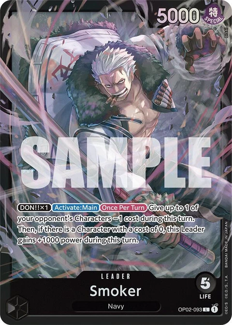 Smoker - One Piece Card Game card