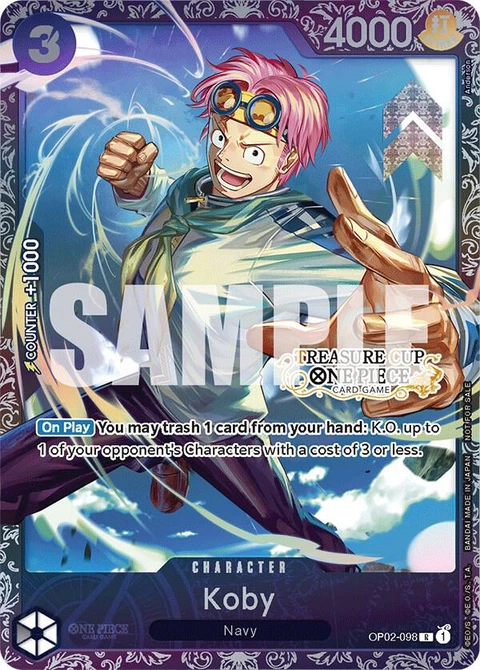 Koby (Treasure Cup) - One Piece Card Game card