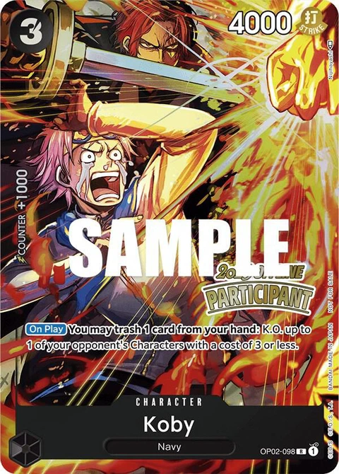 Koby (Offline Regional 2023) - One Piece Card Game card