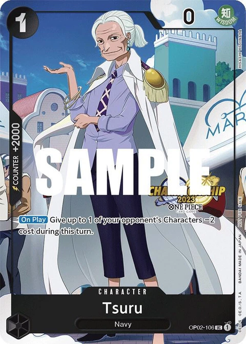 Tsuru (CS 2023 Event Pack) - One Piece Card Game card
