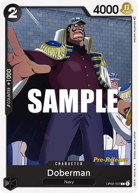 Doberman - One Piece Card Game card
