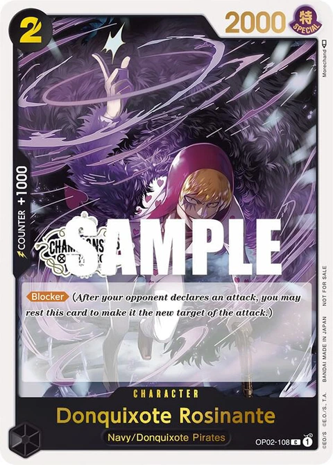 Donquixote Rosinante (Store Championship 2023 Participation Pack Vol.1) - One Piece Card Game card