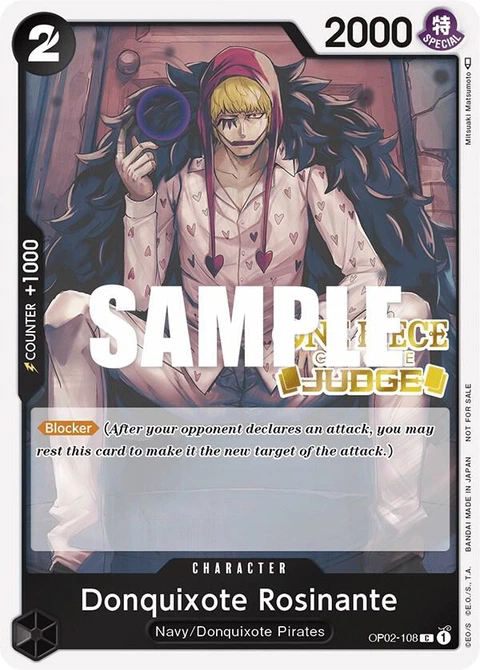 Donquixote Rosinante (Judge Pack Vol. 2) - One Piece Card Game card