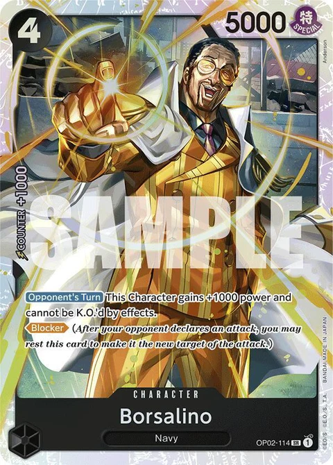 Borsalino (Reprint) - One Piece Card Game card