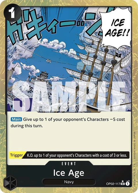 Ice Age (Textured Foil) - One Piece Card Game card