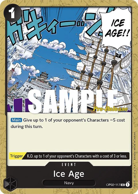 Ice Age - One Piece Card Game card