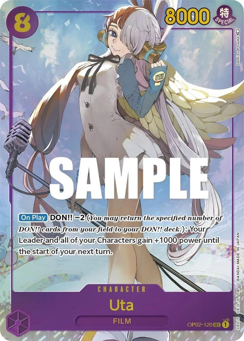 Uta (Alternate Art) - One Piece Card Game card