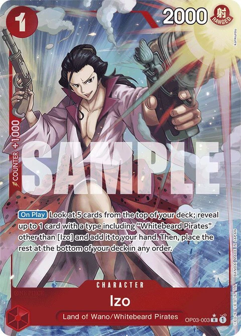 Izo (Full Art) - One Piece Card Game card