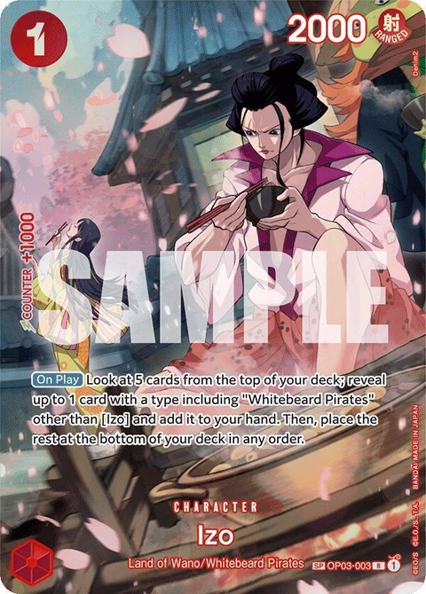 Izo (SP) - One Piece Card Game card