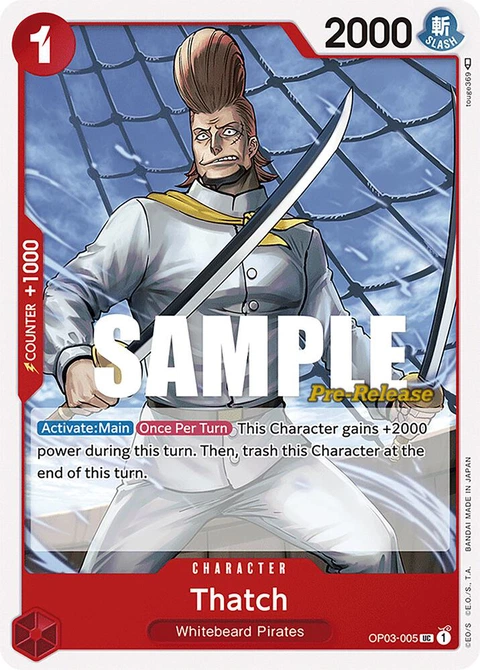 Thatch - One Piece Card Game card